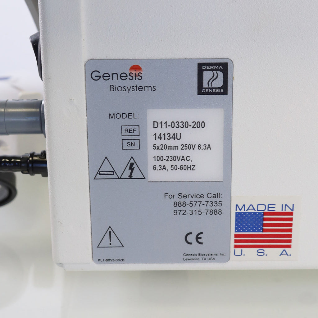 Genesis Biosystems DermaFrac Microdermabrasion Microneedling Skin Therapy LED