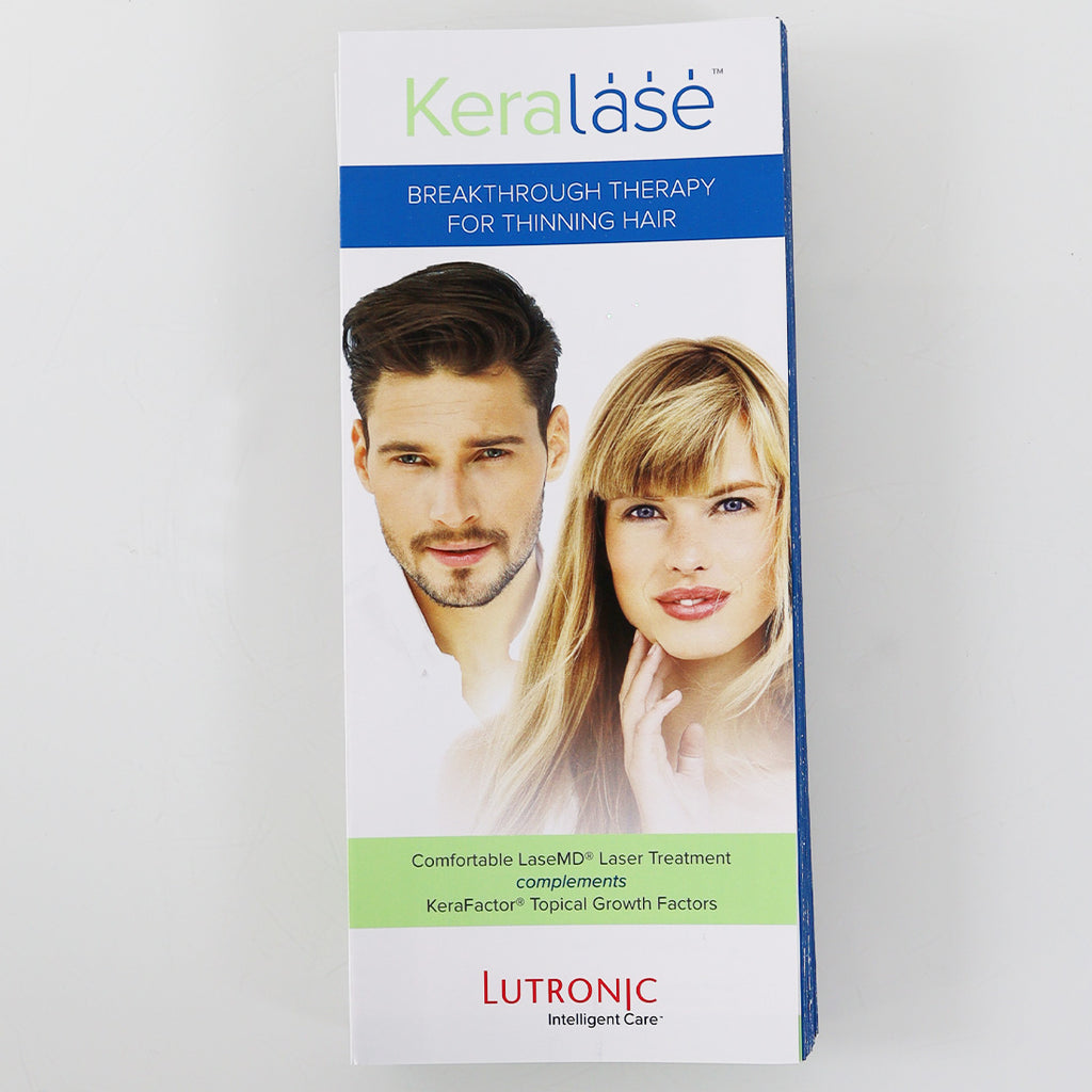 Lutronic KeraLASE Therapy for Thinning Hair Office Marketing Brochure 20-Pack