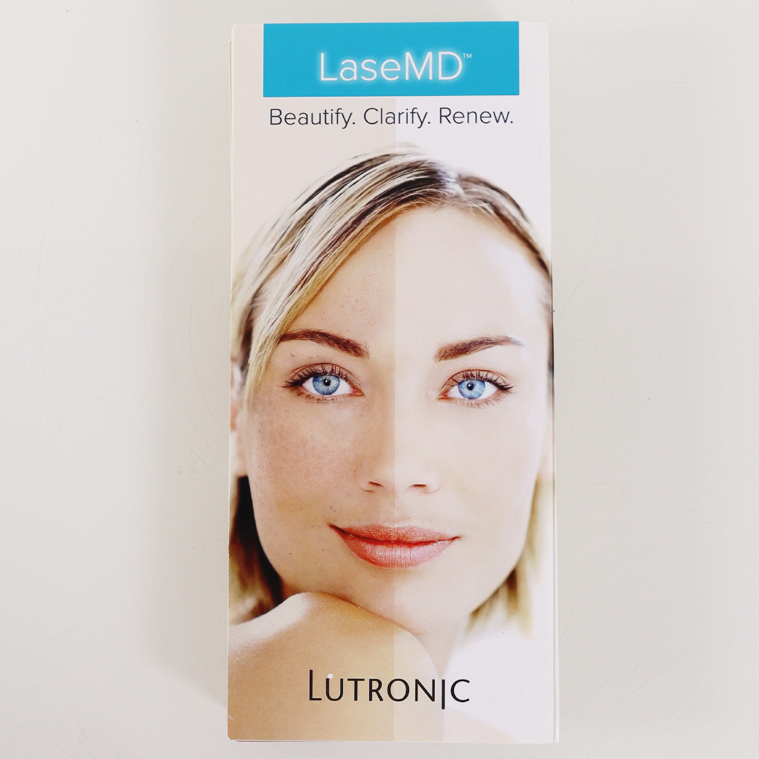Lutronic LaseMD Beautify Clarify Renew Office Marketing Brochure 10-Pack