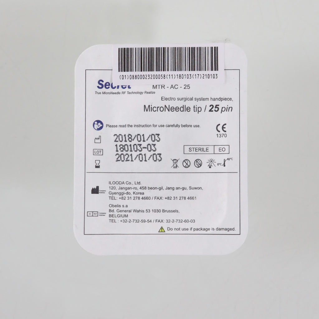 Ilooda Secret RF MicroNeedle Tip 25-Pin MTR-AC-25 EXP2021 - Single