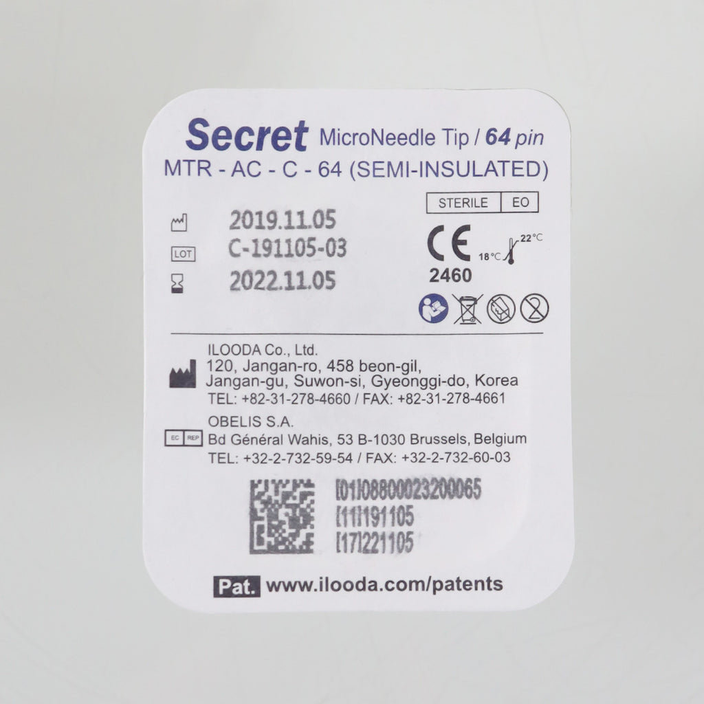 Cutera Secret RF MicroNeedle Tip 64-Pin Semi-Insulated MTR-AC-C-64 EX11/2022 x1