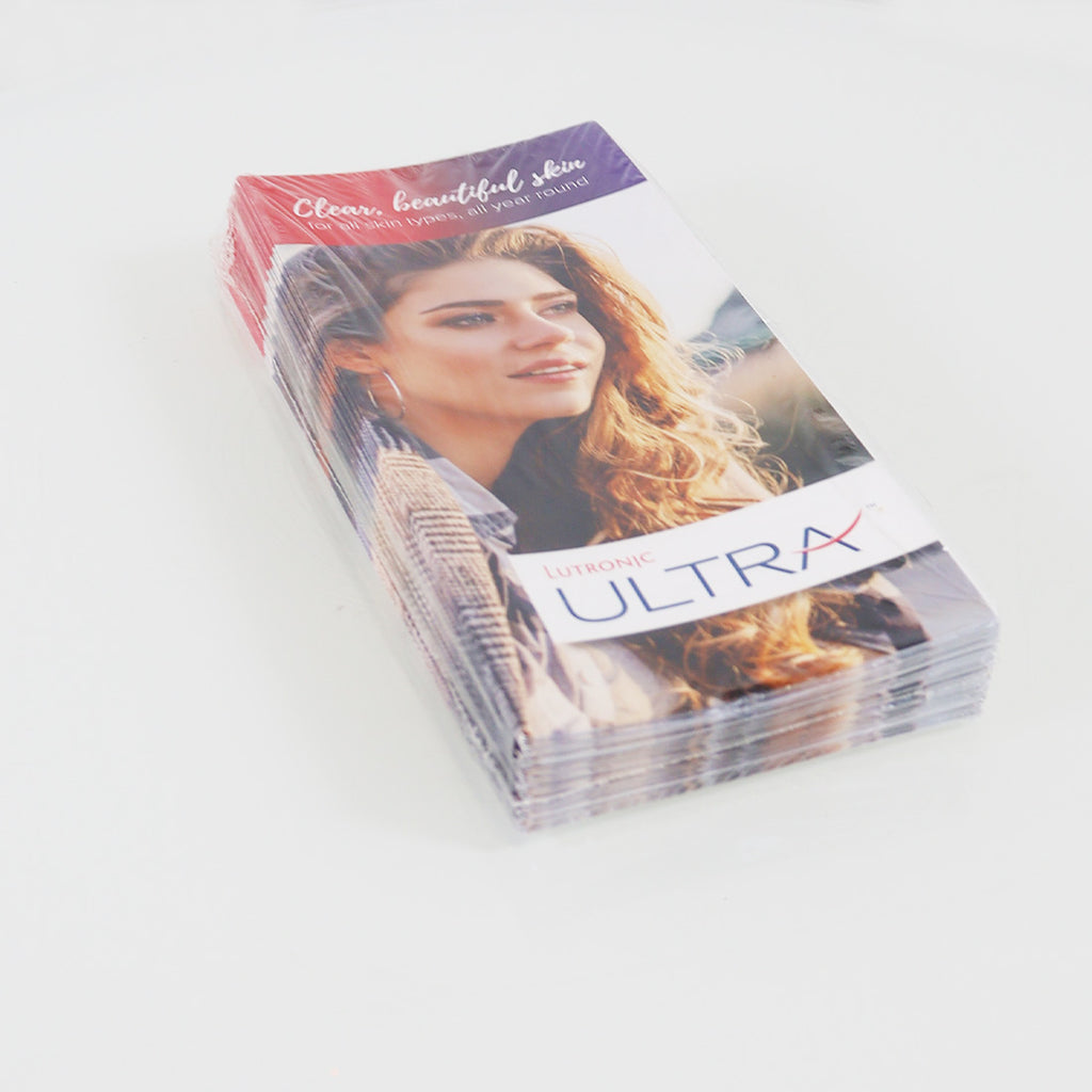 Lutronic Ultra Clear Beautiful Skin Year Round Marketing Brochure 25-Pack