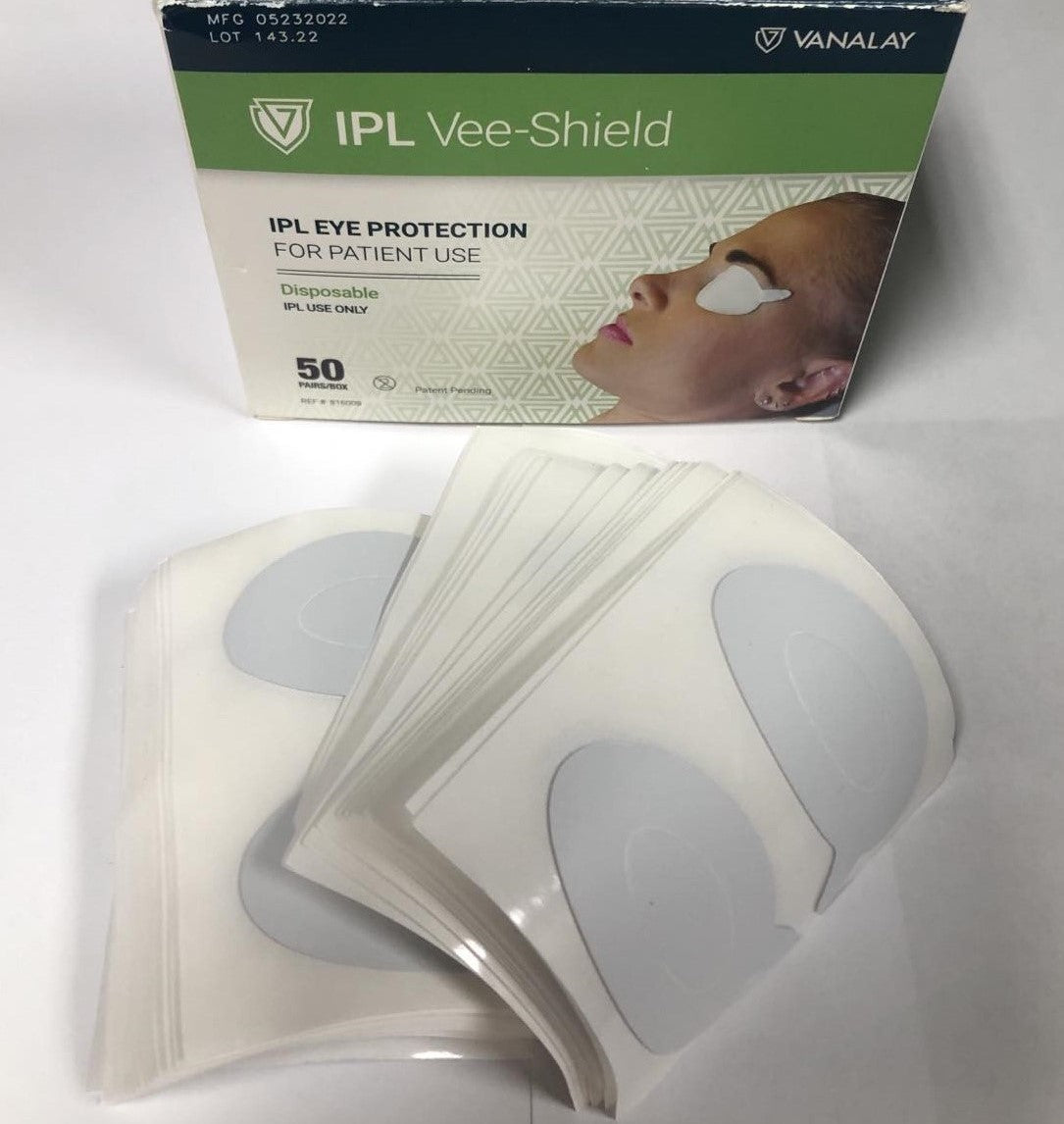 Vanalay Vee-Shield IPL Laser Patient Disposable Eye Protection Shields 50 Pairs