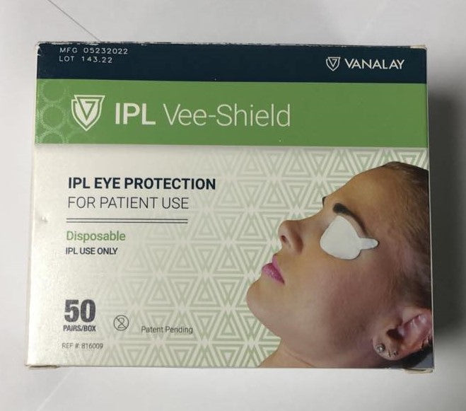 Vanalay Vee-Shield IPL Laser Patient Disposable Eye Protection Shields 50 Pairs