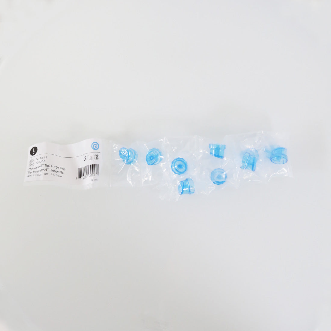 EDGE Systems Hydropeel Large Blue Tips P/N 74112-15 Hydrafacial Lot x10 Pcs