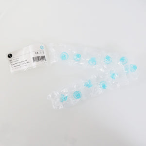 EDGE Systems Hydropeel Small Teal Blue Tips P/N 74114-15 Hydrafacial Lot x12 Pcs