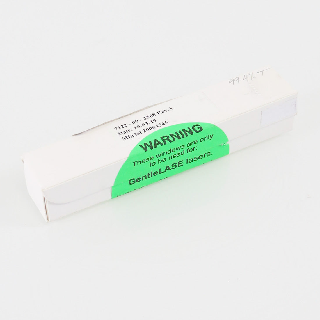 Candela GentleLase Window 7122-00-3268 Partial Set 16mm Optic and O-Ring 10-Pack