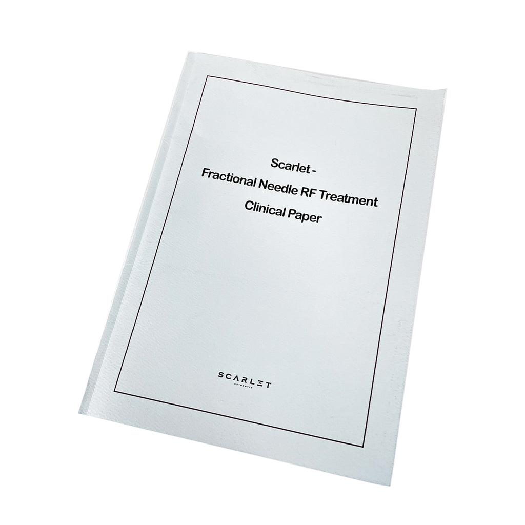 Scarlet SRF Microneedling RF Fractional Needle Treatment Clinical Study Paper