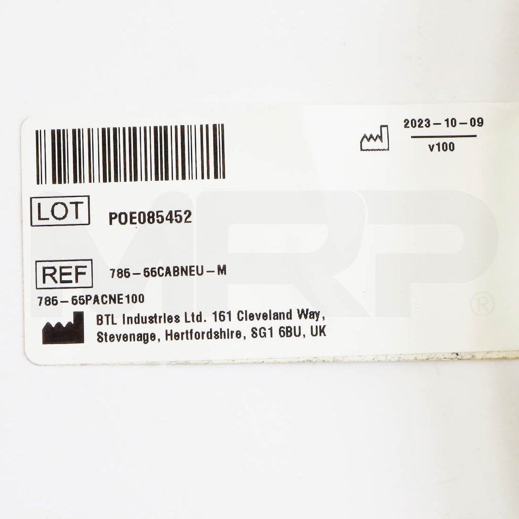 2023 BTL Exion System Grounding Pad Serial Label
