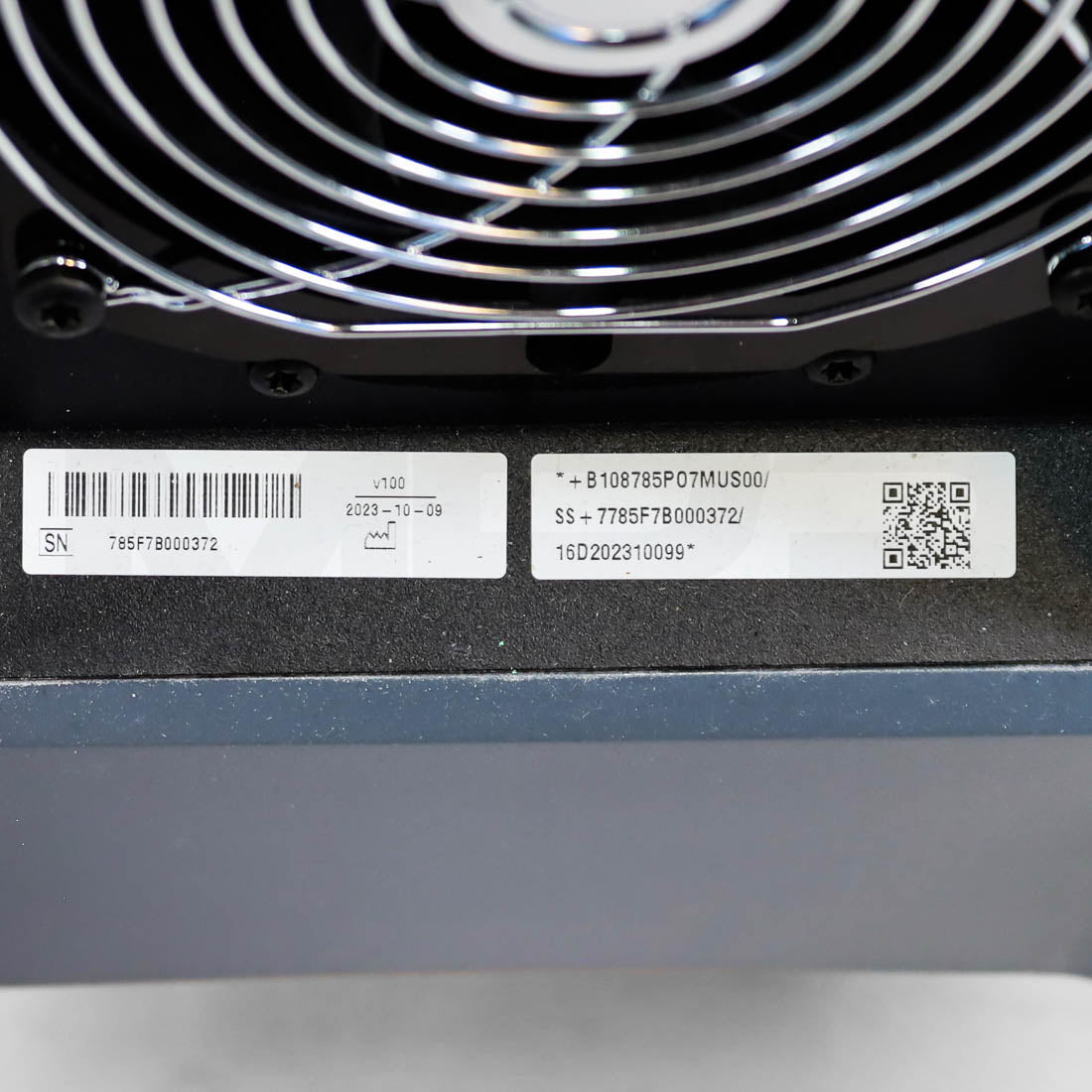 2023 BTL Exion System Serial Label