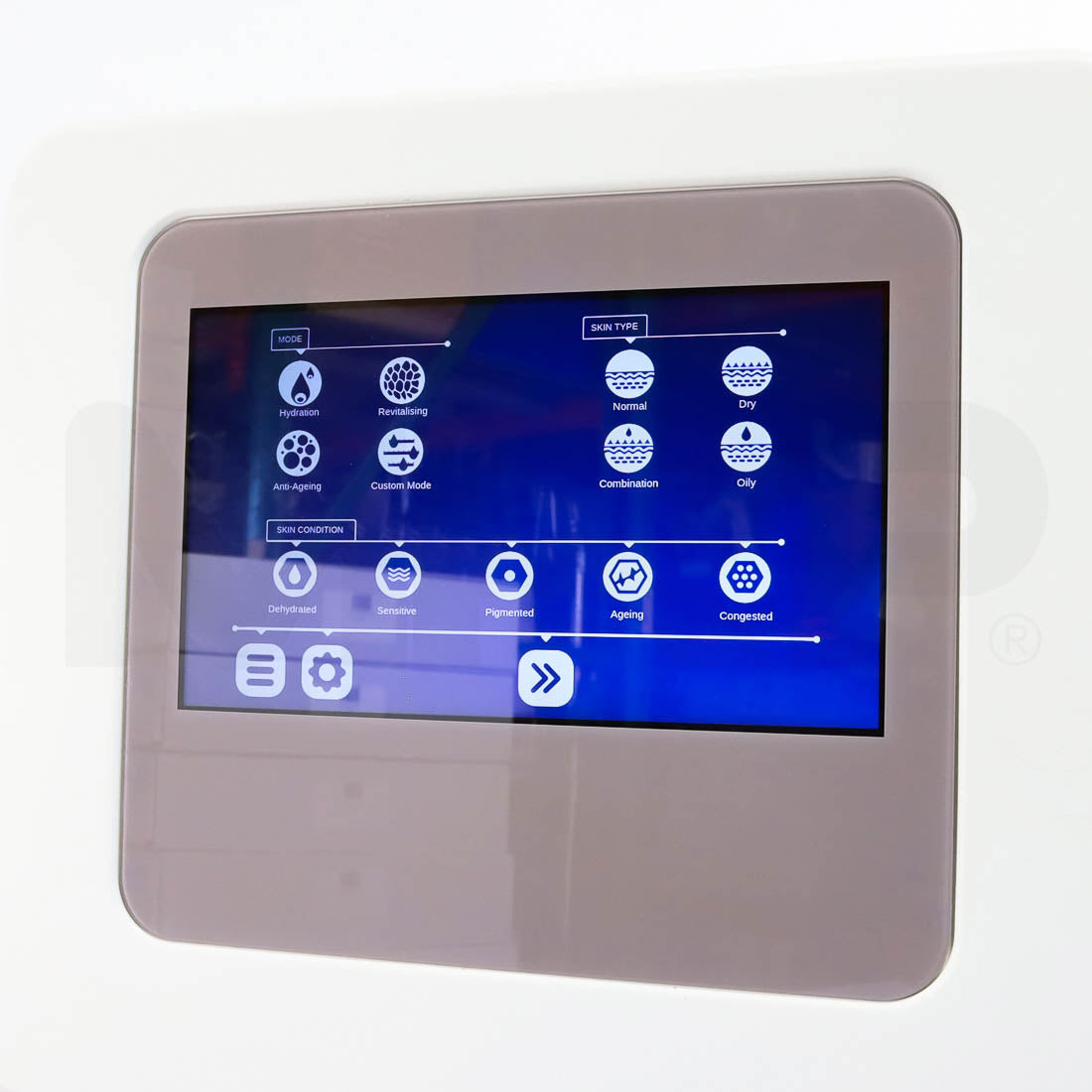 2023 EMA Aesthetics Préime DermaFacial System Screen
