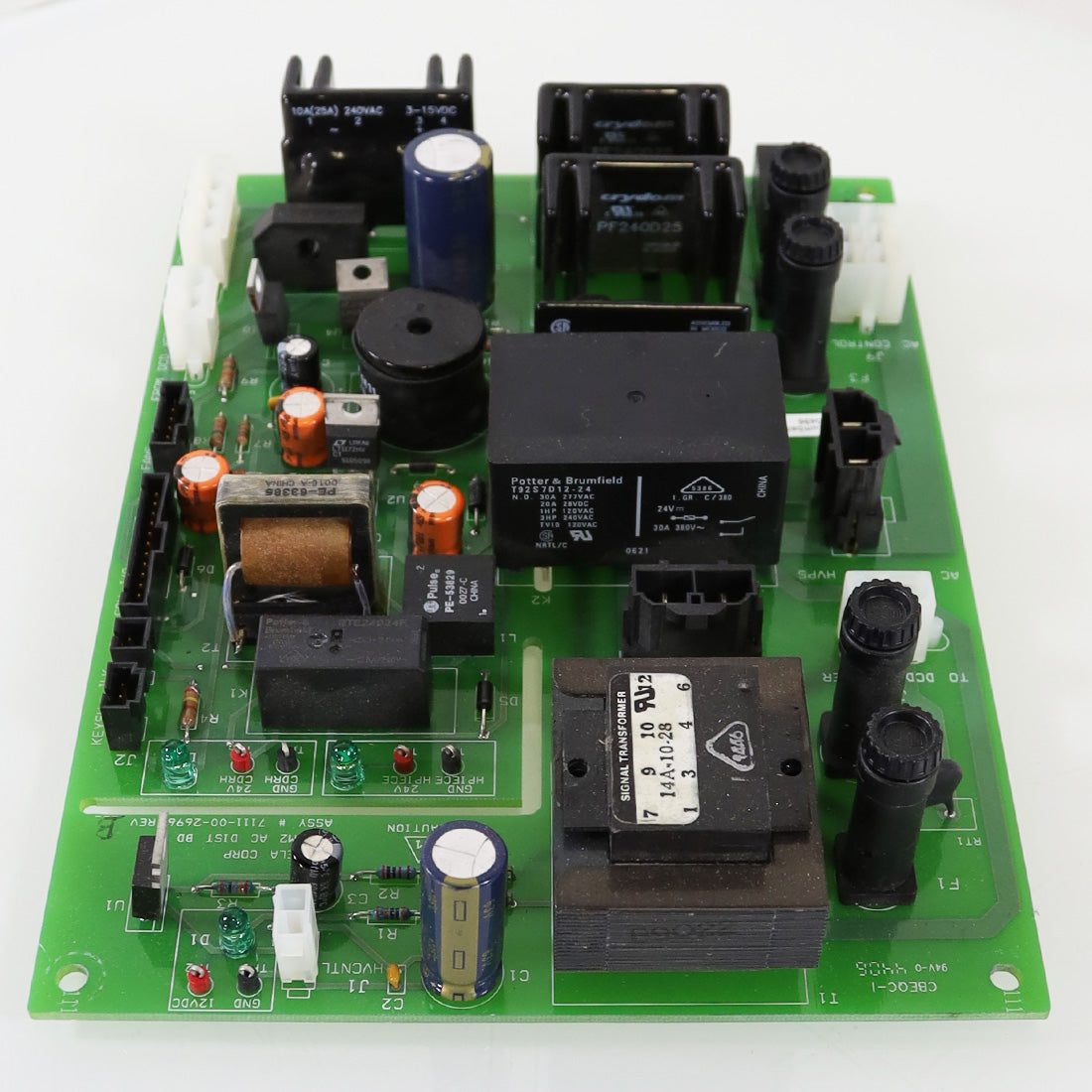 Candela VBeam2 Perfecta 7111-00-2696 AC Distribution PCB Green Board BAD As-Is