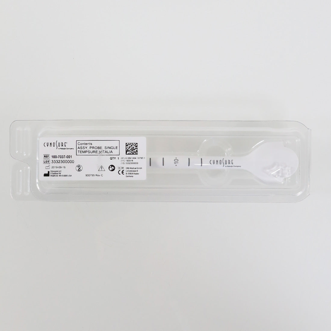 Cynosure Tempsure Vitalia Single Probe Assembly 100-7037-001 Mfr:09/2019 (x1 Pc)