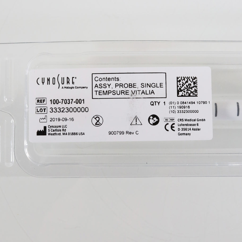 Cynosure Tempsure Vitalia Single Probe Assembly 100-7037-001 Mfr:09/2019 (x1 Pc)
