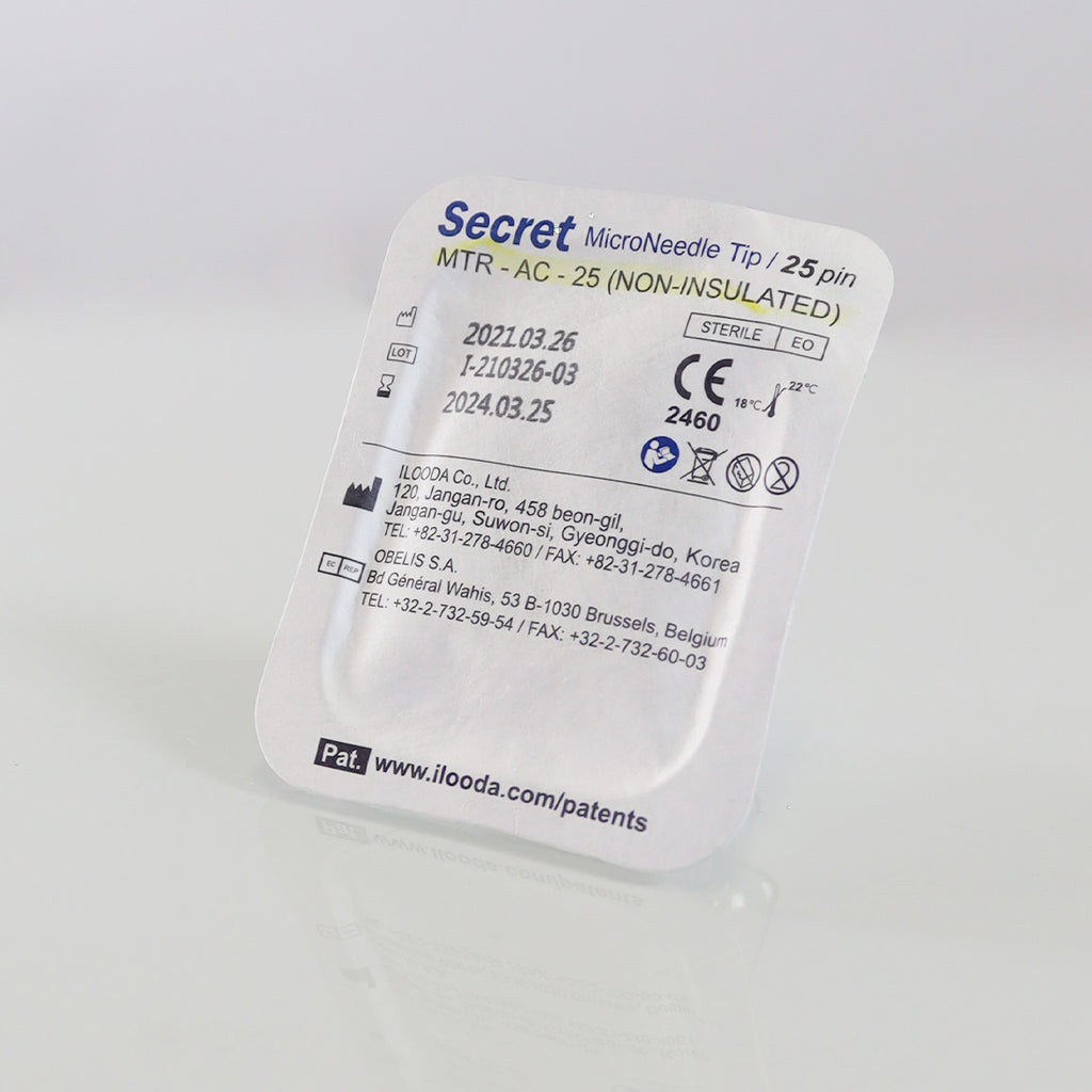 Ilooda Secret RF MicroNeedle Tip 25-Pin Non-Insulated MTR-AC-25 EX03/2024 Single