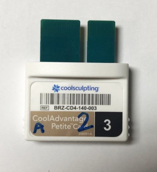 Zeltiq CoolSculpting CoolAdvantage PETITE Gold Card 205903-B BRZ-CD4-140-003 x2