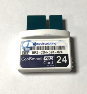 Zeltiq CoolSculpting CoolSmooth PRO Card BRZ-CD4-091-024 Cool Smooth x7 Cycles