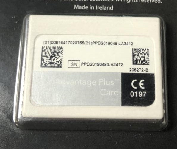 Zeltiq CoolSculpting CoolAdvantage PLUS Card Silver BRZ-CD4-180-001 205108-A x1
