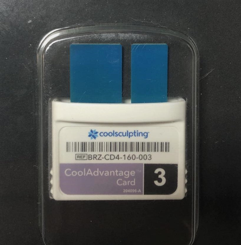 Zeltiq CoolSculpting CoolAdvantage Purple Card BRZ-CD4-160-003 204096A x3 Cycles