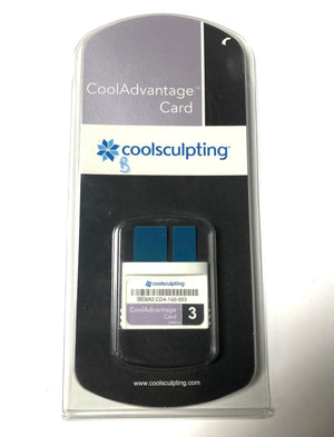 Zeltiq CoolSculpting CoolAdvantage Purple Card BRZ-CD4-160-003 204096A x3 Cycles