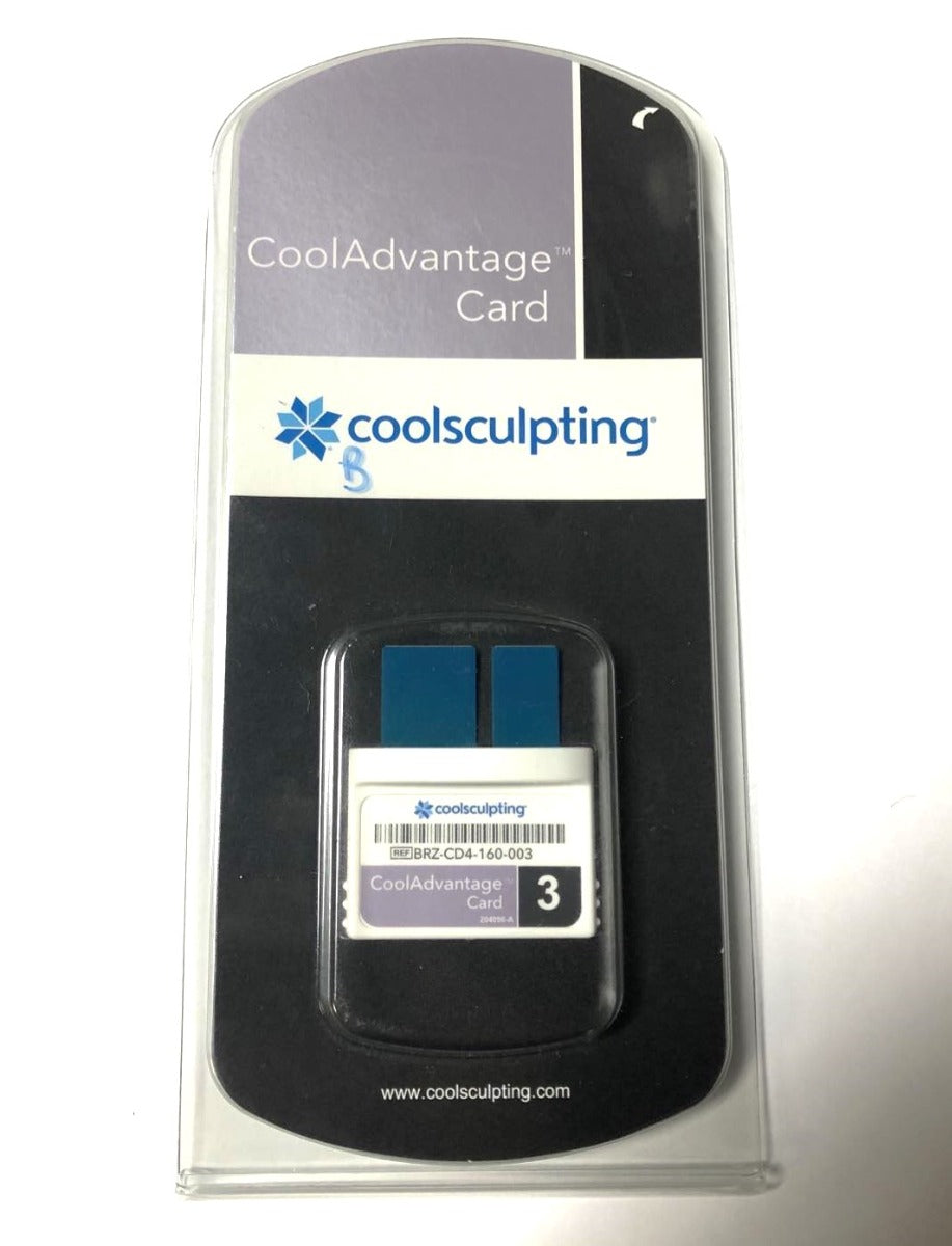 Zeltiq CoolSculpting CoolAdvantage Purple Card BRZ-CD4-160-003 204096A x3 Cycles