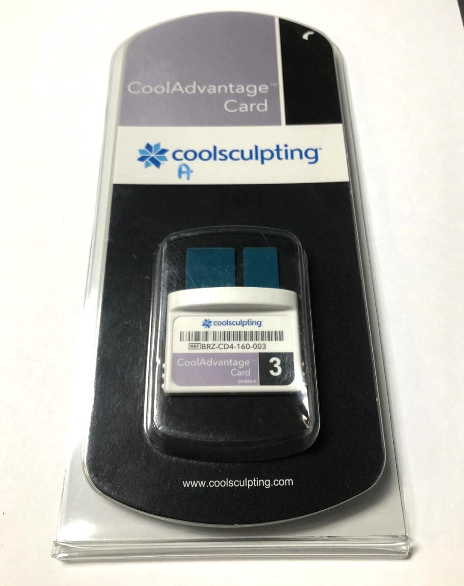 Zeltiq CoolSculpting CoolAdvantage Purple Card BRZ-CD4-160-003 204096A x3 Cycle
