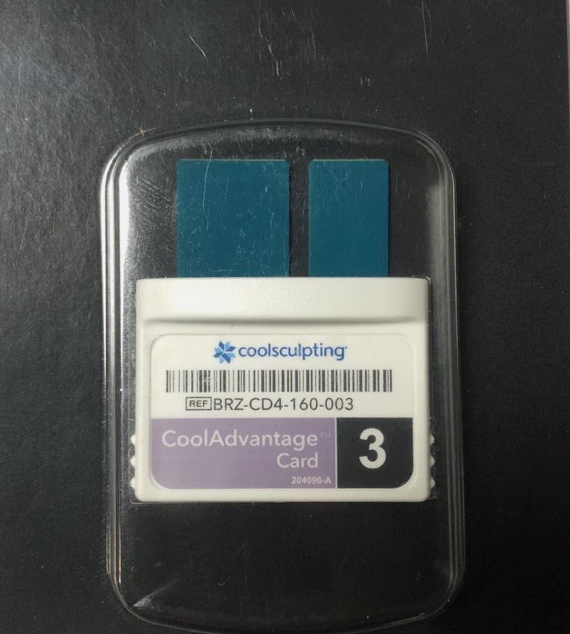 Zeltiq CoolSculpting CoolAdvantage Purple Card BRZ-CD4-160-003 204096-B x3 Cycle