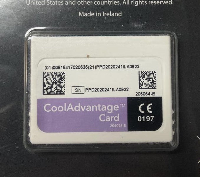Zeltiq CoolSculpting CoolAdvantage Purple Card BRZ-CD4-160-003 204096-B x3 Cycle