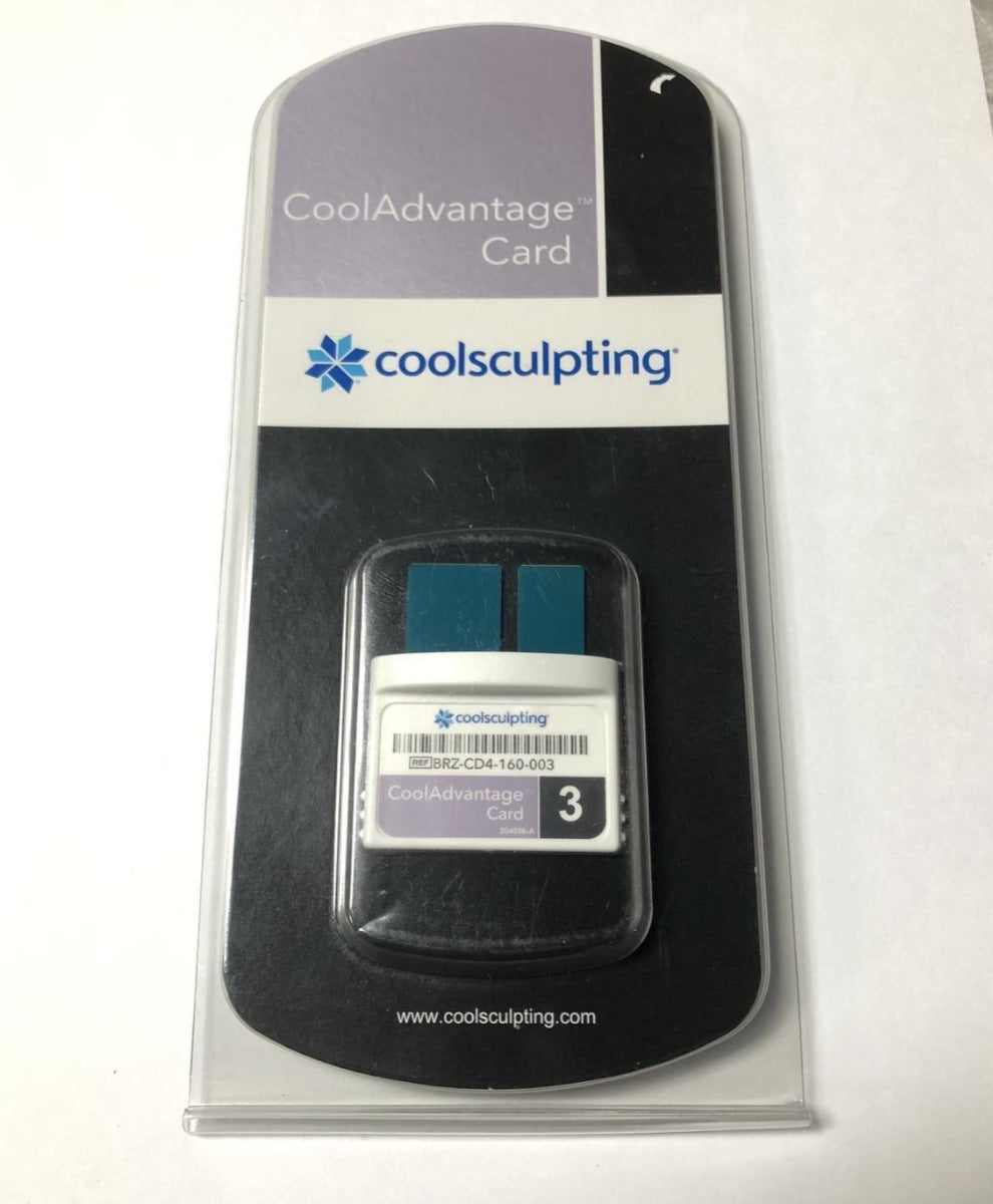 Zeltiq CoolSculpting CoolAdvantage Purple Card BRZ-CD4-160-003 204096-B x3 Cycle
