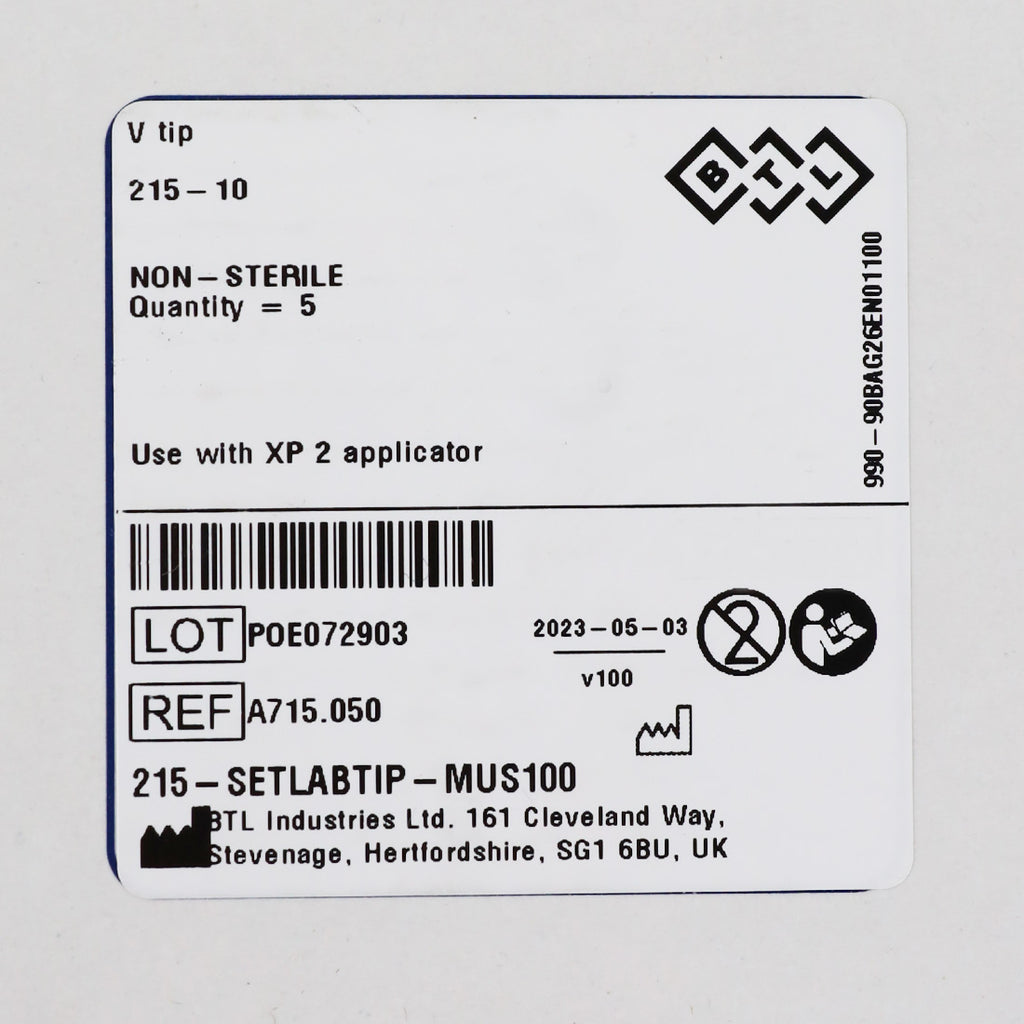 BTL Femme XP 2 Applicator Tips V-Tip 215-10 Non-Sterile 215-LABTip101 - 6 Pack