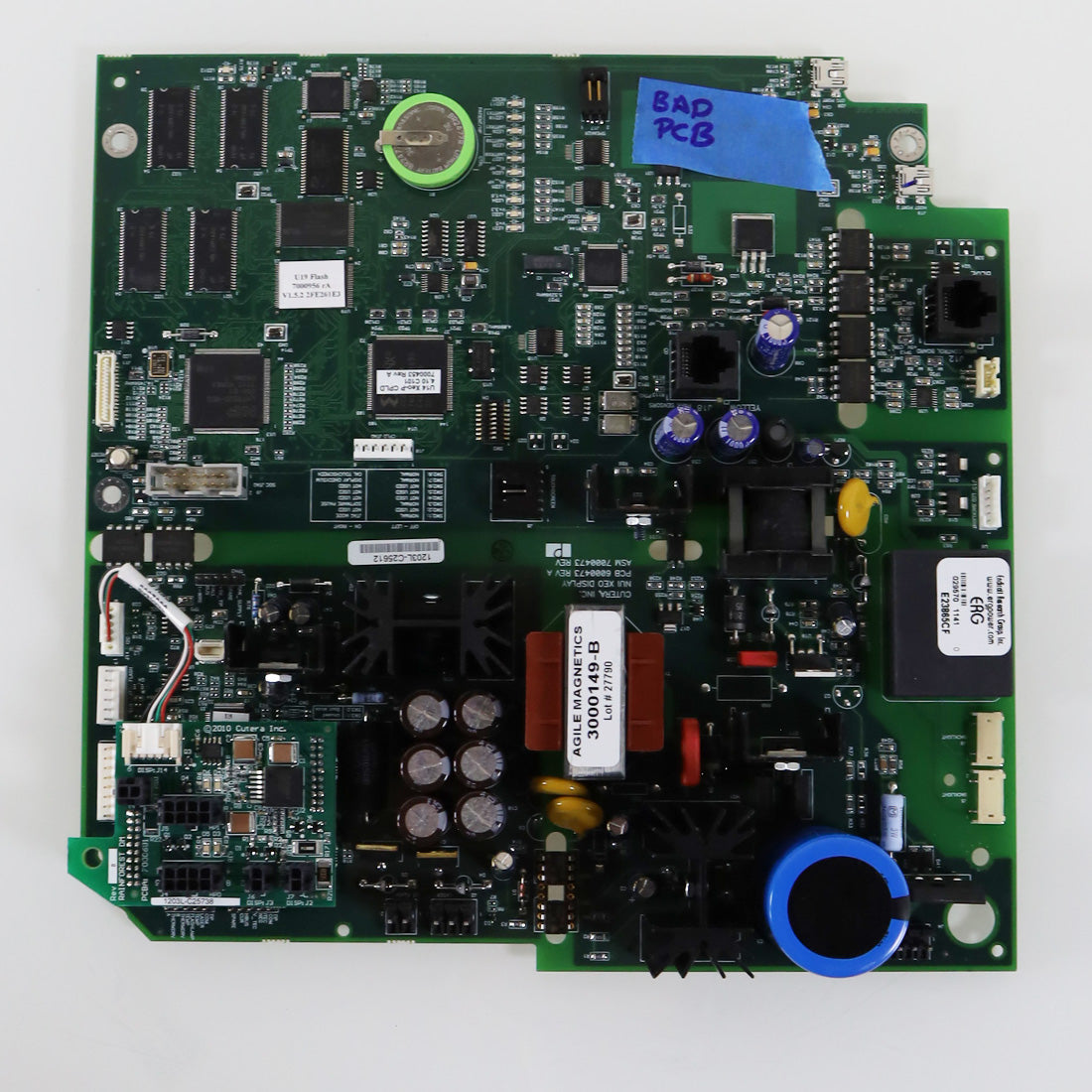 Cutera Xeo Display Printed Circuit Board PCB I/O 6000437 Bad Parts As-Is