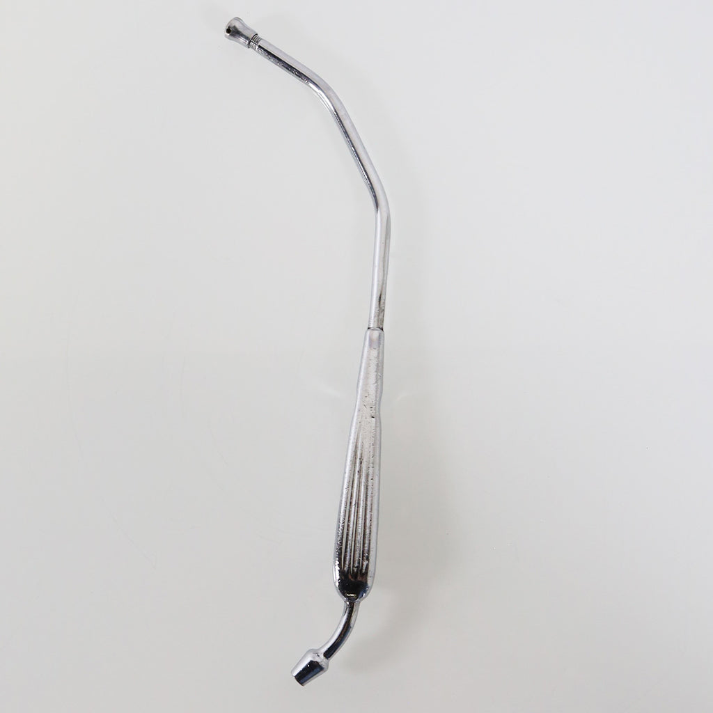 Codman Yankauer Style Metal Suction Instrument Tube Handle Yanker Removable Tip