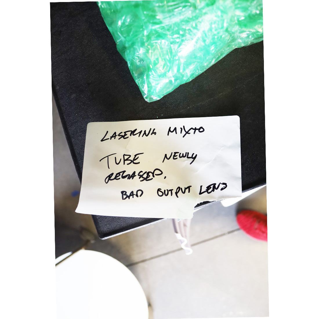 Lasering MIXTO CO2 Laser Glass Tube 45W M830WRI ReGassed Poor Output Lens Parts