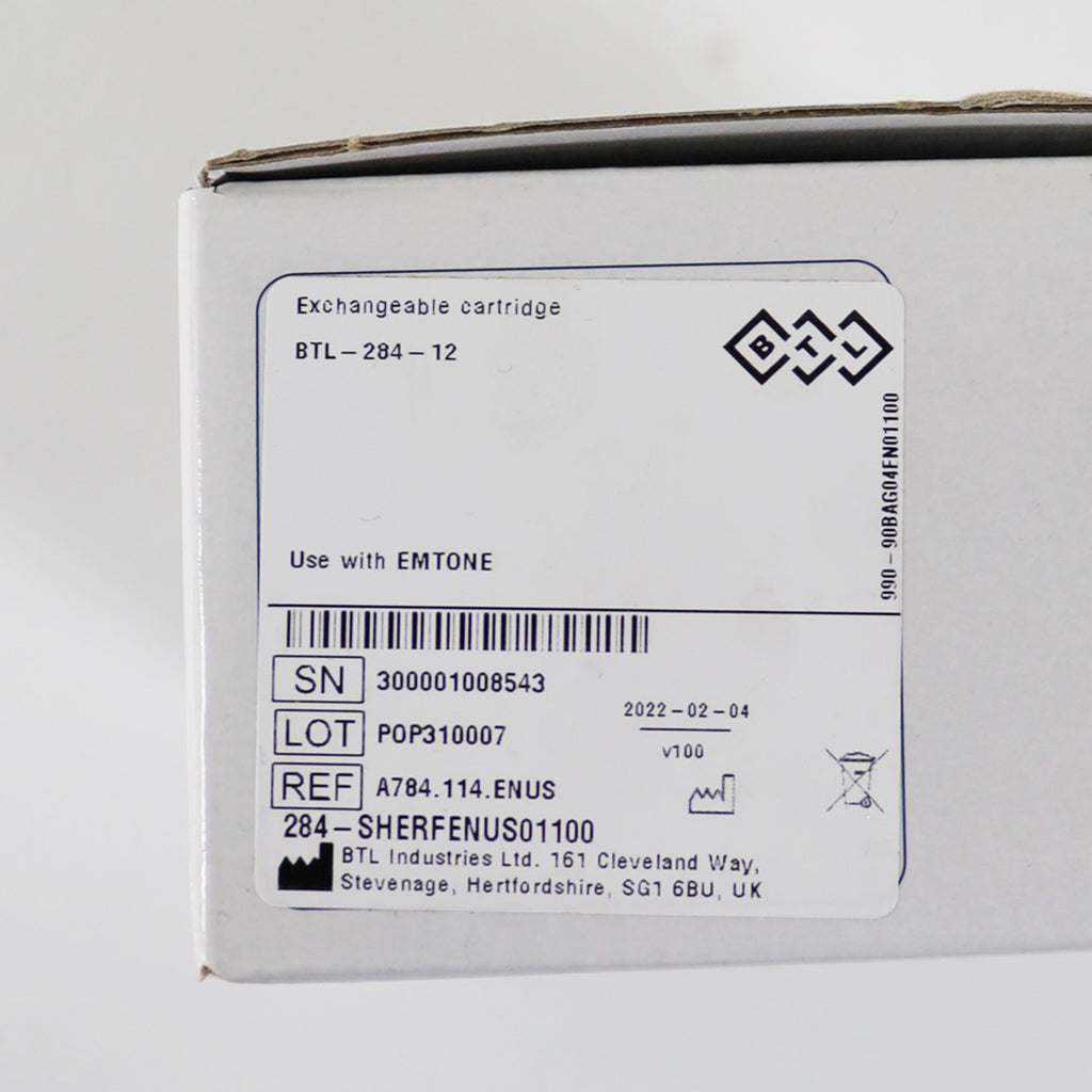 BTL EMTONE Handpiece RF Exchangeable Cartridge Replacement Kit BTL-284-12 A784
