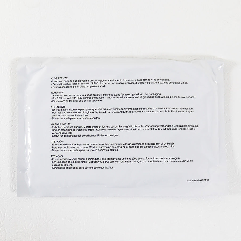 BTL Electrosurgical Disposable Ground Pads BTL-NE-170 Exp_08/2025 Single Pouch