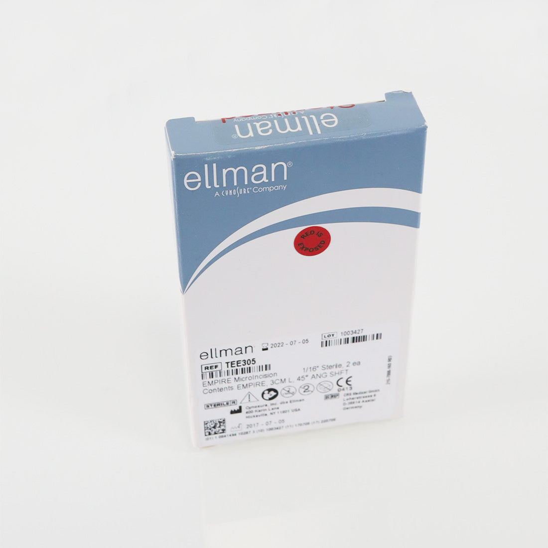 Ellman TEE305 Empire MicroIncision Needle Electrode 1/16in Shaft 2pk Exp_07/2022