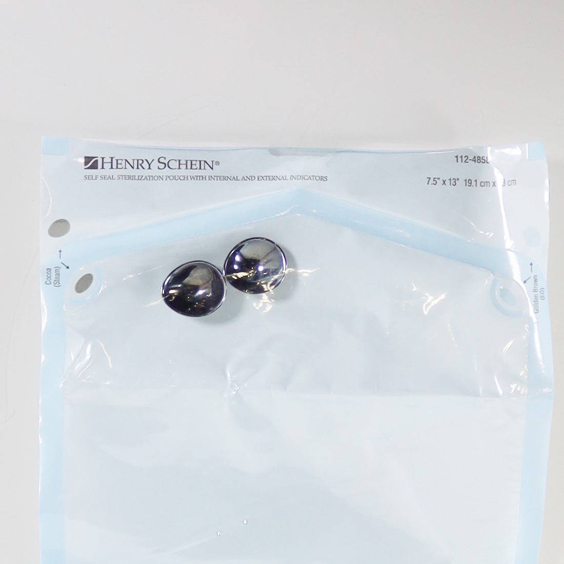 Cox II Laser Patient Eyeshield Metal Silver Small Size Eye Shield Set