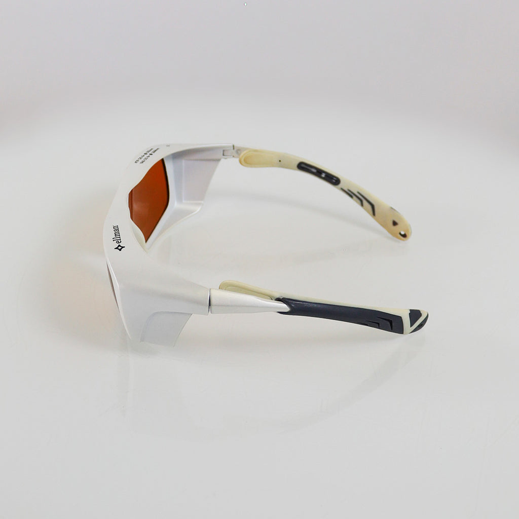 Ellman Univet KTP YAG PPE Laser Safety Glasses Orange Lens OD5 532/1064nm White