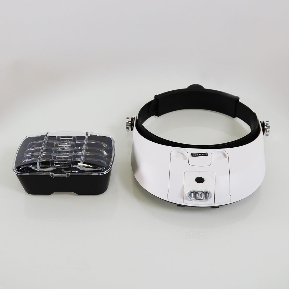 Illuminating 2 LED Headband Magnifier MG81001-G Removable Light 11 Magnification