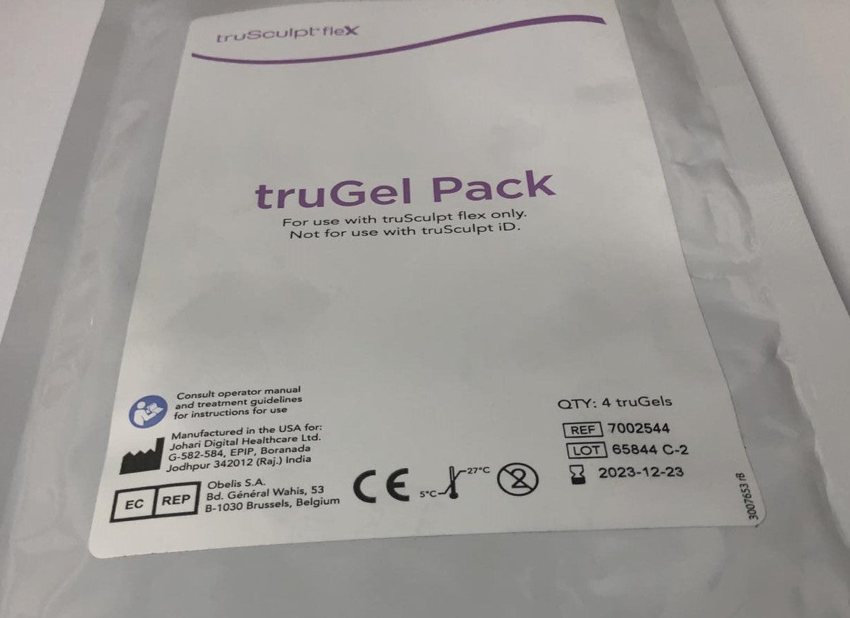 Cutera truSculpt fleX truGel Pack Gel Body Sculpt BodySculpt truBody (x2 Pcs)