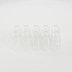 Diamond Perfection Deluxe Dermabrasion Standard Dome Shape Clear Tips - 10-Pack
