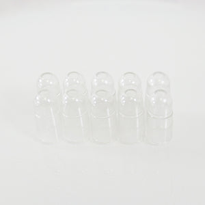 Diamond Perfection Deluxe Dermabrasion Standard Dome Shape Clear Tips - 10-Pack
