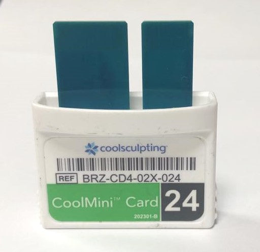 Zeltiq CoolSculpting CoolMini BRZ-CD4-02X-024 Green Treatment Card x6 Cycles