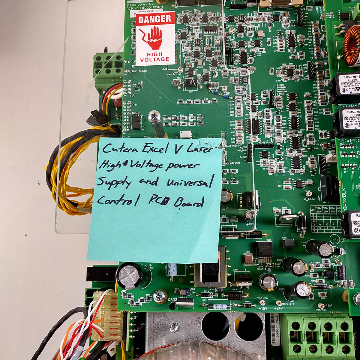 Cutera ExcelV Laser HVPS High Voltage Power Supply and Capacitors Parts As-Is
