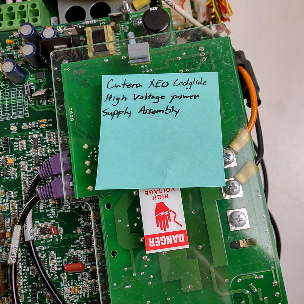 Cutera XEO CoolGlide Laser HVPS High Voltage Power Supply & Capacitors Part AsIs