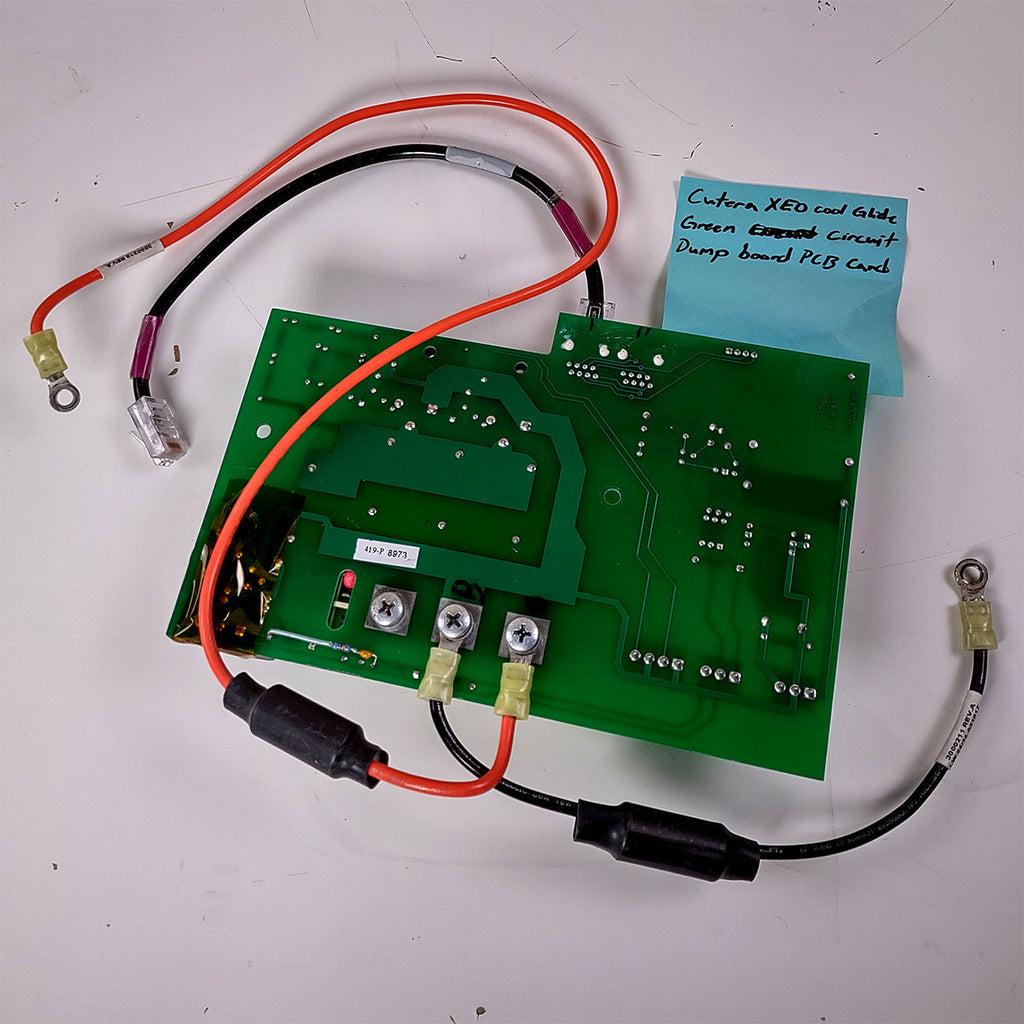 Cutera XEO CoolGlide Laser Green Circuit Dump Board PCB 7000068 Rev C Part As-Is