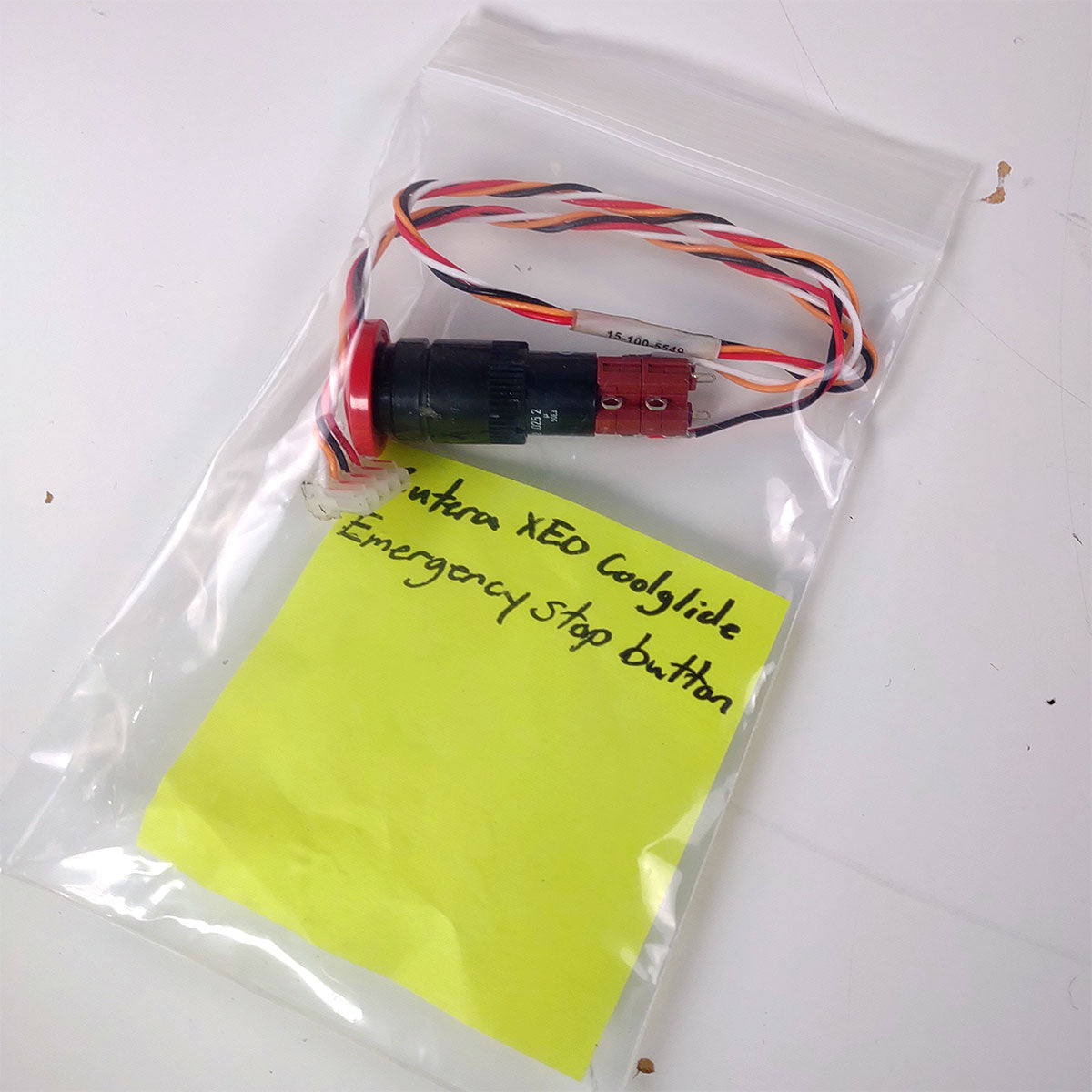 Cutera XEO CoolGlide Laser Emergency Stop Button Switch 15-100-5549 Part As-Is
