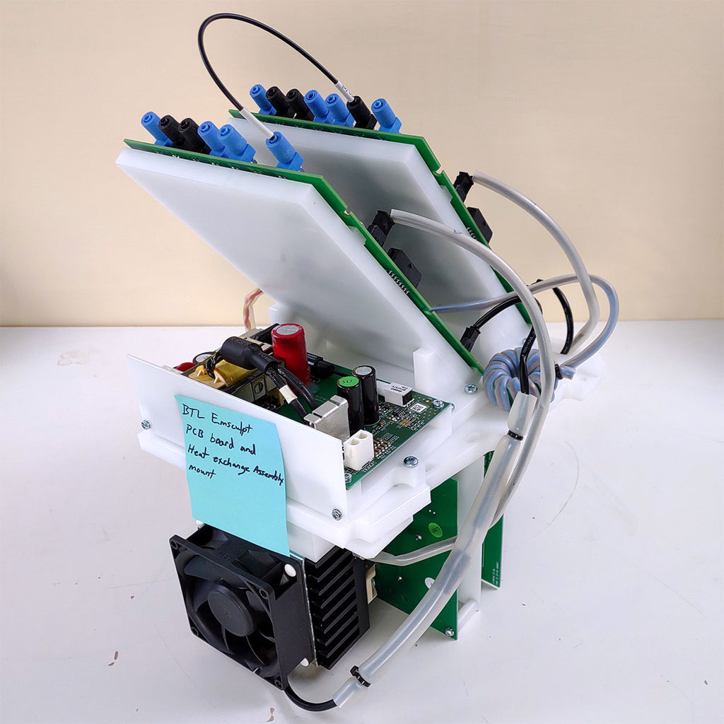 BTL EMSculpt Electromagnetic System Parts I/O PCBs and Heat Exchange Assembly