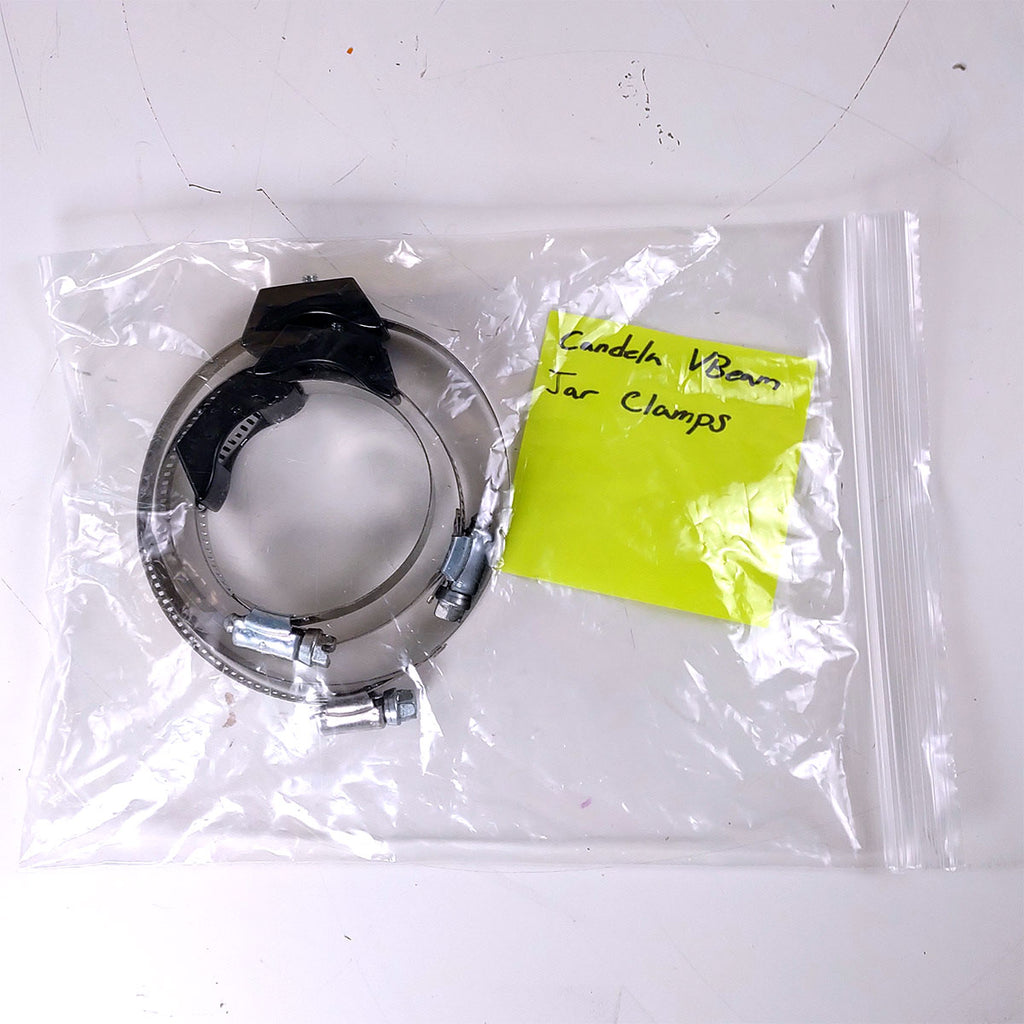 Candela VBeam Laser System Parts Set of Small Med Large Jar Clamps w/ Brackets