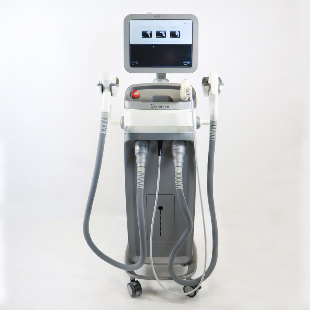 2012 Syneron Candela Elos Plus Laser RF Skin Tightening Hair Removal 3 Handpcs